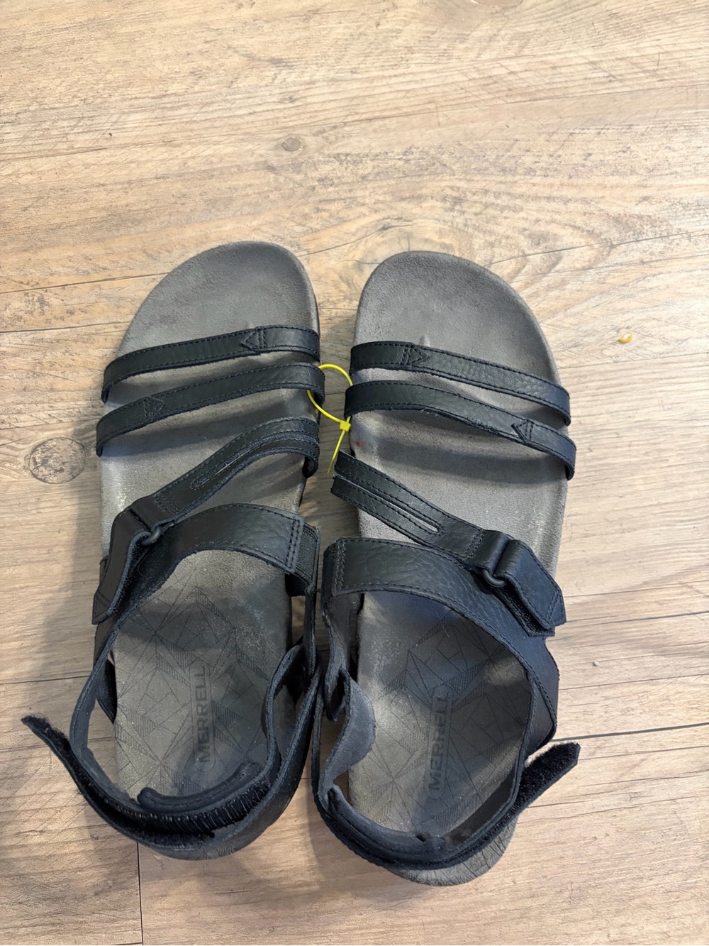 Merrell Black Strappy Walking Sandals